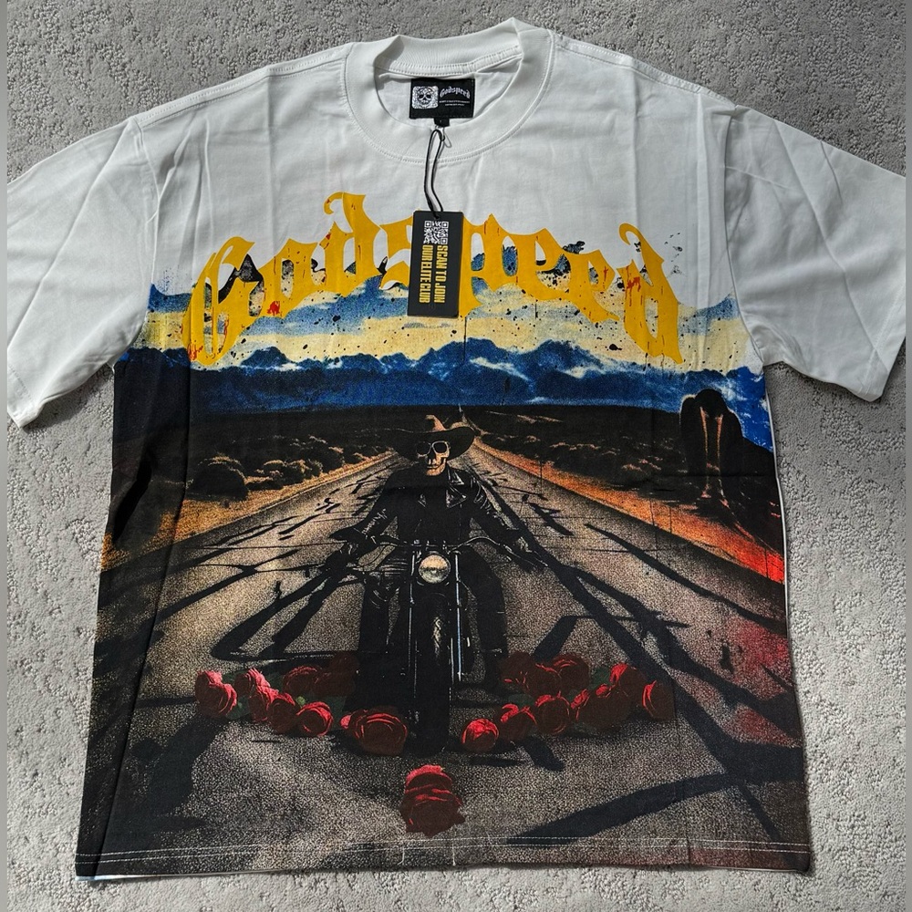 Godspeed Skeleton Rider shirt size MEDIUM
